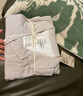 无印良品（MUJI） 女式 无侧缝双层纱织睡衣女士家居服春秋纯棉条纹格纹长袖 女款 浅米色格纹 L (上装165/88A下装165/70A) 实拍图