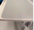 全品屋升降床上电脑桌书桌可折叠学习小桌板懒人宿舍飘窗桌 岩板灰常规款+卡槽+防滑托 实拍图