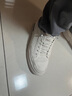 百丽时尚小白鞋男鞋25厚底一脚蹬休闲板鞋A1920 白色-打孔  44 实拍图