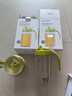 茶花（CHAHUA）厨房玻璃油壶调味罐油罐醋瓶酱油瓶带防尘盖防漏油瓶 绿色  530ML 实拍图