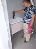 四季沐歌（MICOE）水龙头机械臂万向旋转 不锈钢招财猫冷热洗脸洗手浴室面盆龙头 实拍图