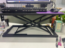 欧泰仕站立办公电脑增高架升降坐站交替可折叠学习桌支架移动笔记本支架 7档手动-黑色 实拍图
