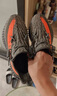 阿迪达斯三叶草YeezyBoost椰子350V2男鞋女鞋灰橙运动休闲鞋 HQ7045 39码 实拍图