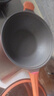帝伯朗（TIBORANG）不粘锅炒锅多功能炒菜锅少油烟防干烧炉灶通用32cm菲尼雅系列 伽罗橙色3-5人 32cm 实拍图