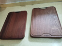 苏泊尔（SUPOR）砧板乌檀木整木菜板实木加厚加大架子家用擀面案板方形剁骨切菜板 【导流槽款】 36*26*2.5cm 实拍图