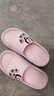 大嘴猴（paul frank）拖鞋女室内外情侣厚底软弹户外运动凉拖鞋粉红40-41PF683 实拍图