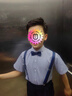 罗蒙男童演出服套装男孩生日花童幼儿园礼服毕业服 藏青色 160 实拍图