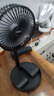 电风扇伸缩折叠小风扇宿舍家用静音充电型办公台式USB桌面宿舍大风力夏台面落地两用折叠电风扇 直插款 颜色随机 无档位开关1个装 实拍图