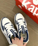 卡帕（Kappa）背靠背板鞋男鞋潮流复古百搭休闲鞋运动鞋 经典白/月海蓝 38  实拍图