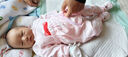 贝瑞加（Babyprints）宝宝开裆裤2条装新生儿纯棉长裤婴儿按扣款裤子 星球+蓝 59 实拍图