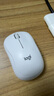 罗技（Logitech）M221 轻音鼠标 无线鼠标 办公鼠标 对称鼠标 带无线微型接收器 米白色 实拍图