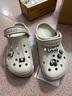 crocs卡骆驰洞洞鞋贝雅男鞋女鞋轻便耐磨一脚蹬拖鞋休闲鞋|10126 卵石色-2V3 40 (250mm) 实拍图