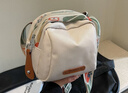 察今防水尼龙布斜挎包包女士2024新款大容量单肩包休闲小众设计通勤包 米白色 实拍图