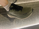 HOKA男款秋季克利夫顿 9跑步鞋CLIFTON 9轻量耐磨缓震 海苔绿/青苔绿 41 实拍图