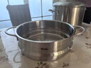 菲仕乐双层蒸锅不锈钢汤锅蒸笼煮锅蒸煮两用锅大容量炖锅燃气电磁炉通用 蒸屉 1层 24cm 实拍图