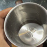 马博士儿童水杯不锈钢杯牛奶杯子幼儿园宝宝水杯带盖防摔家用喝水杯熊猫 实拍图