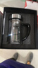 希诺双层玻璃杯男家用商务办公水杯带手柄泡茶杯子XN-9321 435mL 实拍图