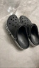 卡骆驰crocs洞洞鞋贝雅卡骆班轻便耐磨一脚蹬休闲鞋|205089 黑色/白色-066 40 (250mm) 实拍图