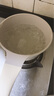 红厨有钛无涂层奶锅钛陶瓷宝宝辅食锅婴儿小奶锅不粘锅燃气灶电磁炉用 【奶锅+珐琅蒸格】两件套 18cm 实拍图