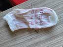 【少女感】秋冬透气洛丽塔短袜纯色可爱泡泡口立体提花袜学生棉袜 1双装【颜色随机】 实拍图