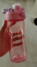乐扣乐扣（LOCK&LOCK）人鱼线塑料运动水杯夏天便携水壶带刻度提手男女水杯子520ML粉色 实拍图