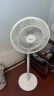 美的（Midea）【品质推荐】七叶轻音柔风电风扇/家用省电落地扇/台式电扇/广角摇头节能宿舍小型风扇 SAE35CA 实拍图