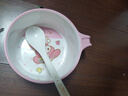 五和（WUHE）辅食碗儿童餐具宝宝吃饭碗卡通带手柄婴幼儿碗耐树脂食品级防烫 美乐蒂单柄碗300ML+勺子 实拍图