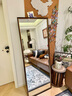 小匠材穿衣镜落地镜试衣欧式全身镜复古入户置地壁挂家用卧室镜子170檀 实拍图