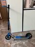 迪卡侬两轮滑板车青少年9-14岁折叠手刹代步车MID9蓝灰色 2348868 实拍图