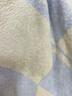 金号毛巾两条装 3A抗菌纯棉洗脸巾小孩擦脸方巾洁面巾  兰+灰48g/条 实拍图