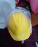首盾安全帽工地国标加厚玻璃钢透气建筑工程施工防砸领导安全头盔印字 V型国标经济透气款【黄色】6点式内衬 实拍图