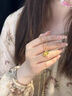 中国黄金（CHINA GOLD）18K金项链女款银杏叶吊坠轻奢小众首饰母亲节生日礼物送女友爱人 18K银杏叶吊坠【配S925银链】 实拍图