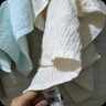 洁丽雅（Grace）7A级抗菌纯棉毛巾 柔软吸水新疆长绒棉洗脸巾2条装深灰+灰 实拍图