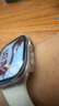 Apple/苹果 Watch Series 10 智能手表GPS款42毫米玫瑰金色铝金属表壳淡桃粉色运动型表带M/L MX1V3CH/B 实拍图