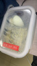 乐扣乐扣耐热玻璃保鲜盒微波炉饭盒密封便当盒餐盒冰箱收纳盒630ml二分隔 实拍图