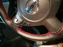 安牛 手缝方向盘套真皮头层牛皮汽车把套防滑皮套四季通用型透气吸汗 头层牛皮黑色红线无孔 实拍图