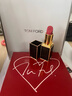 TOM FORD魅夜兰花限定黑管水感缎光TF口红19玫瑰色 唇膏化妆品生日礼物女 实拍图