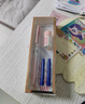 英雄（HERO）钢笔6179M热敏可擦钢笔渐变色 学生正姿练字铱金墨水笔 暗尖EF 粉白 实拍图