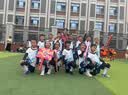 凯日虎2026新款儿童足球服套装定制男女童小学生速干训练比赛队服 8802-白宝蓝（男女同款） 4XS(身高100-120CM） 实拍图