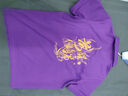 妙歌清华紫纯棉polo衫工作服定制大学校庆社团学生活动文化衫t恤短袖 清华紫（默认下单无logo） XL 实拍图