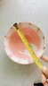 佩尔森（CERAMICS）网红草莓兔陶瓷碗盘筷餐具套装家用釉下彩儿童米饭碗菜盘子沙拉碗 5英寸碗4个装 4头 实拍图