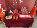 琉弦笙 订婚布置全套 中国风结婚回门宴婚礼酒店客厅布置背景墙KT板 缘定三生+可乐+摆件+礼盒+迎宾牌 实拍图