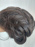 倾龄丸子头假发千金花苞头抓夹盘发神器仿真发高颅顶新中式假发圈棕黑 实拍图