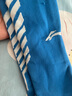 李宁（LI-NING）足球袜儿童长筒袜过膝防滑训练护腿板袜套高筒长袜子男蓝白-S 实拍图
