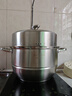 美厨（maxcook）蒸锅 304不锈钢30cm二层蒸锅 加厚复底汤锅 燃气电磁炉通用MCZ222 实拍图