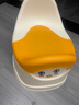 儿童坐便器家用男女宝宝便盆小孩婴幼儿带盖尿盆幼稚园靠背小马桶 卡通儿童坐便器【黄色】 实拍图