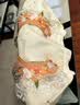 罗蒙女童明制汉服新式国风马面裙毕业演出服 汉服蜜桃粉套装 120 实拍图