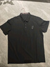 海澜之家短袖POLO衫男透气舒适翻领短袖男夏季黑色6XL 实拍图
