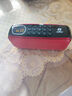 小霸王蓝牙音箱低音炮收音机无线便携式户外大音量广场舞音响户外便携式音箱收音机插卡播放器4000毫安 红色 实拍图