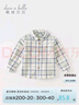 戴维贝拉春秋装男童格子衬衫中大童棉衬衣儿童上衣童装 实拍图